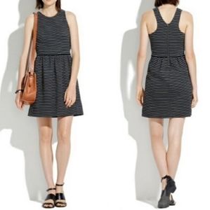 Madewell Pierside Stripped Black & White Dress XS